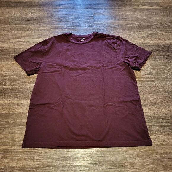 Old Navy Soft Washed Crewneck Short Sleeved Tee Shirt Men's Size Large, Maroon - Picture 1 of 5